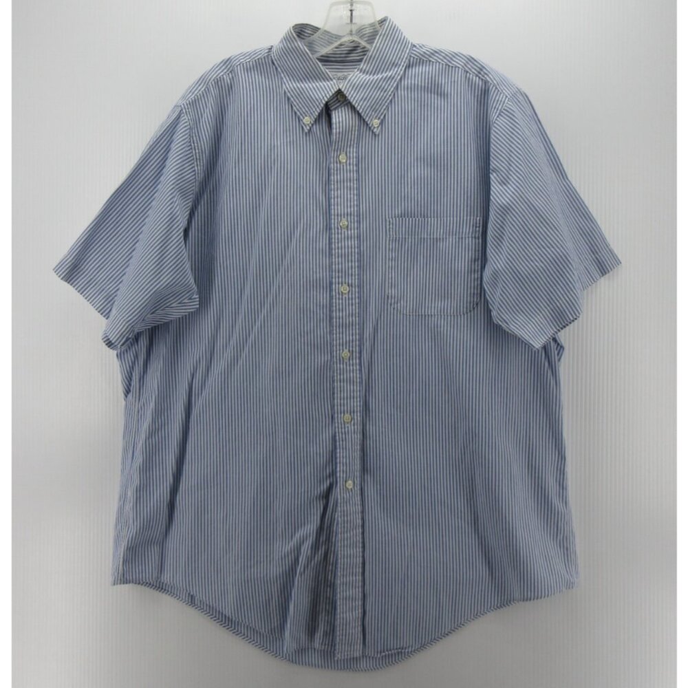 VGT Brooks Brothers Shirt 16 1/2 Button Down Striped Original Polo USA